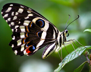 butterfly on leaf