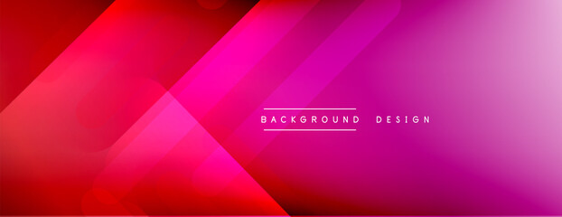 Dynamic lines abstract background. 3D shadow effects and fluid gradients. Modern overlapping forms