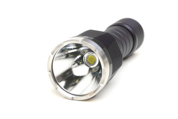 A flashlight isolated on white background