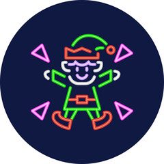 elf neon icon
