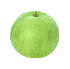 pink  guava fruit isolated on white background.