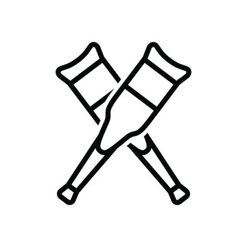 recommend clip art: Crutches icon