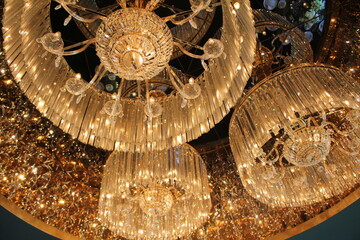 인테리어, 전등. 샹그리에