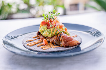 Delicious crispy fish taco.
