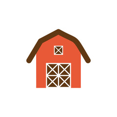 Barn icon design illustration template