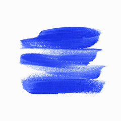 Blue brush paint grunge texture background vector. Perfect design for logo, headline and sale banner. 