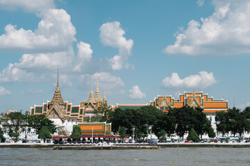 Naklejka premium panorama of Thai Temple Bangkok Thailand