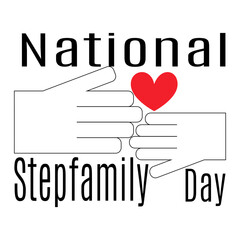 National Stepfamily Day, idea for a poster on a socially significant topic