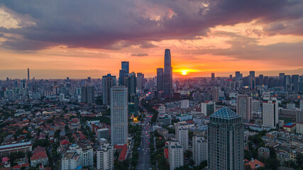 Naklejka premium Summer Sunset 