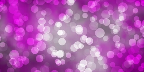 Light Pink vector backdrop with dots.