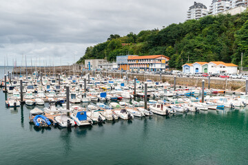 Fototapeta na wymiar View of Mutriku in Basque Country