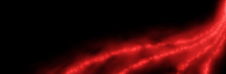 Unique painting art with red light particle for presentation, card background, wall decoration, or t-shirt design