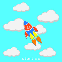 rocket,technology,launch,project,spaceship,start,success,business,cartoon,illustration,fire,flame,idea,laptop,ship,smoke,up,new,space,beginnings,career,ceremony,competition,creativity,crowd,developmen