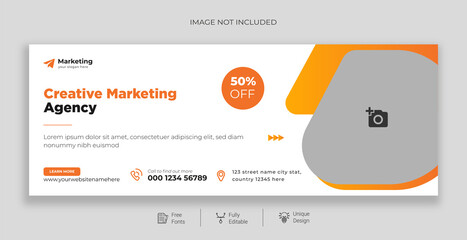 Corporate social media Business cover,  post template design, Template banner design for social media. 