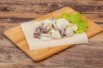 Raw seafood - cuttlefish for cooking