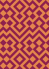 Abstract Geometric Pattern generative computational art illustration