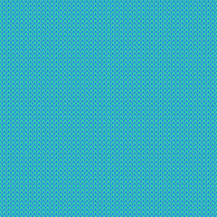 Seamless blue knitted background. Vector illustration of a realistic knit texture.