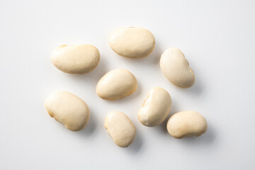 Fototapeta na wymiar 北海道産の白花豆