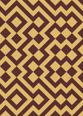 Abstract Geometric Pattern generative computational art illustration