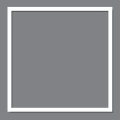 blank grey simple frame,