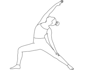 yoga, viparita virabhadrasana, reversed warrior