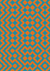 Abstract Geometric Pattern generative computational art illustration