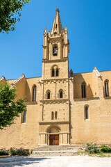 Fototapeta na wymiar View at the Church of Saint Laurent in Salon-de-Provence, France