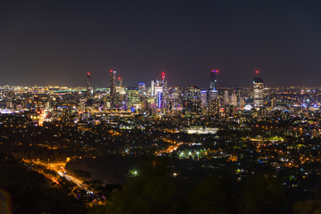 Obraz premium Brisbane City, Queensland Australia Downtown Region
