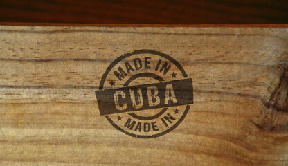 Made in Cuba stamp and stamping