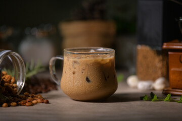 Iced latte, Iced Espresso Coffee It is a beverage made up of coffee, milk and ice.