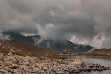 landscape with clouds