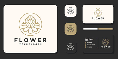 flower logo, cosmetic logo, yoga, beauty salon, logo reference for business