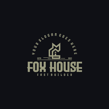 fox house logo,logo reference for business
