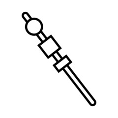 BBQ Vector Line Icon Design