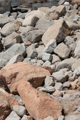 Group of big rocks. Natural texture background.