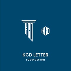 A clean and modern logo about the letters K, C and D.
EPS 10, Vector.