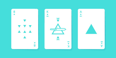 playing cards printing magic tricks original color back