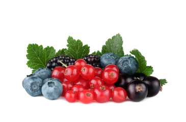 Berries isolated on a white background