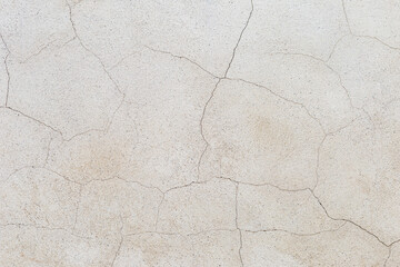 Crack texture on old cement wall background, blank concrete pattern background