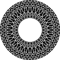 Mandala Art can be used for artwork decoration, coloring or tattoo design.