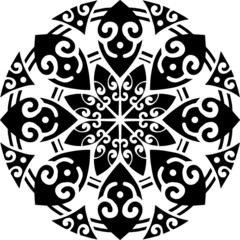 Mandala Art can be used for artwork decoration, coloring or tattoo design.