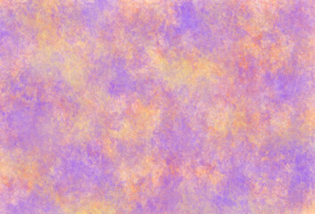 オレンジと紫に染まった明るい和紙テクスチャー