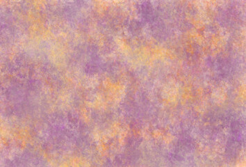 オレンジと紫に染まったくすんだ和紙テクスチャー