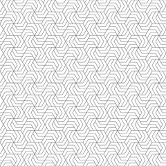 Fototapeta premium Seamless vector pattern. Geometric hexagonal chevrons background.