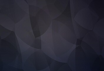 Obraz premium Dark Gray vector template with crystals, triangles.