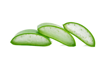 Aloe Vera on white background