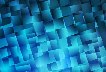 Light BLUE vector backdrop with rhombus.