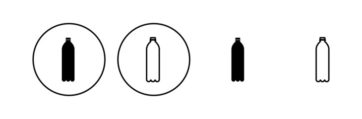 Bottle icon set. bottle vector icon