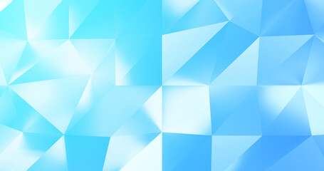 Fototapeta na wymiar Blue polygon background 3d rendering, 3d illustration. Abstract triangle background. Blue background. Abstract blue polygon wallpaper.