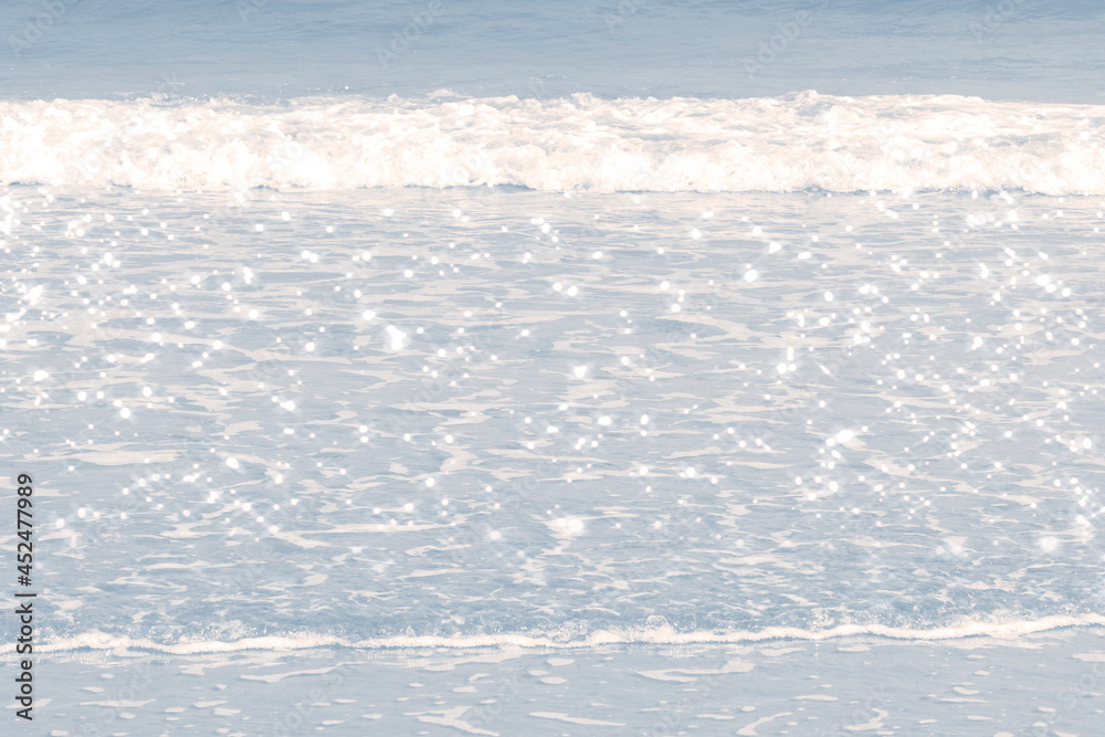 Canvas Prints gray shore waves background image